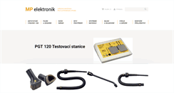 Desktop Screenshot of mp-elektronik.cz