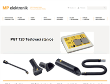 Tablet Screenshot of mp-elektronik.cz